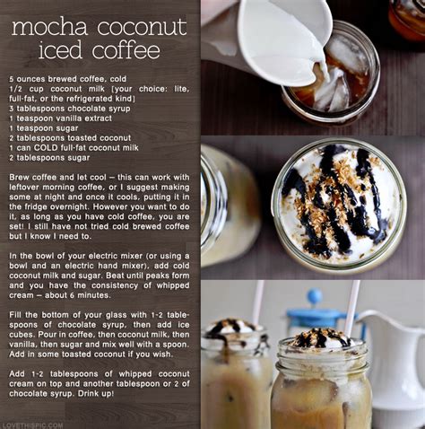 Mocha Coconut Ice Coffee Pictures Photos And Images For Facebook
