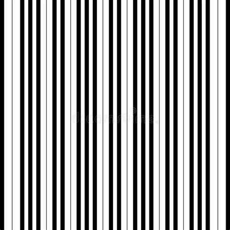 Vertical Black And White Stripes Vector Background And Pattern Stock