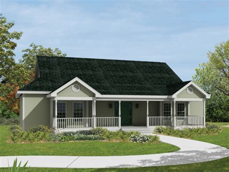 How about a modern ranch style house plan with an open floor plan? Ranch House Plans with Front Porch Ranch House Plans with ...