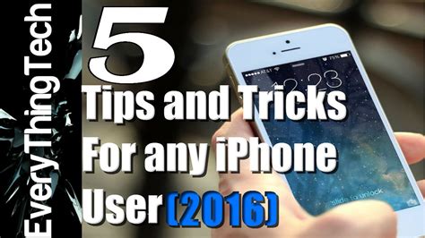 5 Tips And Tricks For Iphone Youtube