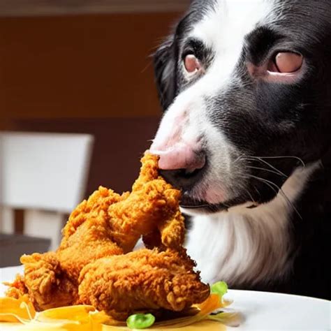 A Dog That Is Eating Fried Chicken Stable Diffusion Openart