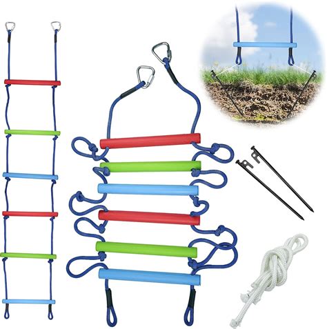 Buy Climbing Rope Ladder For Kids With Ground Anchoring 67ft Rope