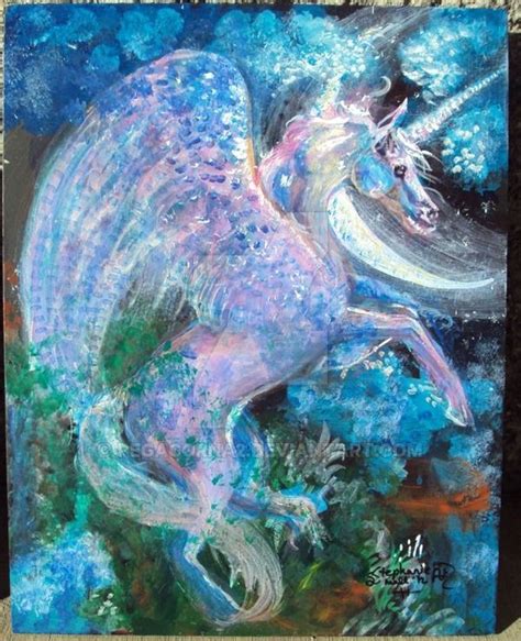 20170805 Pegasus Invisible Pink Unicorn By Pegacorna2 Unicorn Art