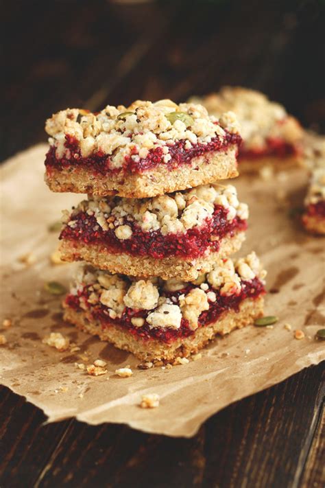 Raspberry layer and freeze it until solid, cut into squares. Vegan Raspberry Crumble Bars » I LOVE VEGAN