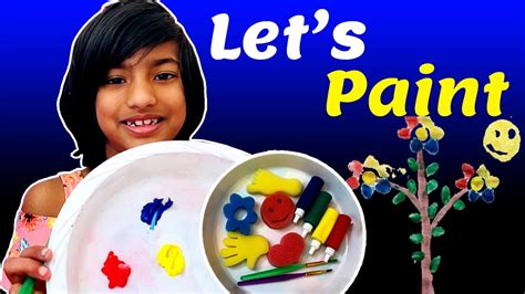 Creative Paintdrawing For Kidslearn Color With Body Paintfinger