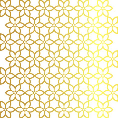 Diseño De Patrón Islámico Dorado Pola Batik Ramadhan Gratis Png