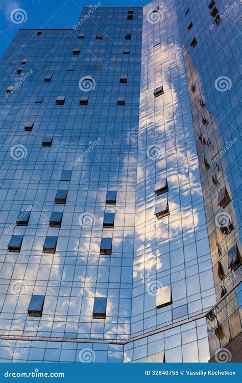 Stained Glass Windows Of The Building Stock Image Image Of Facade