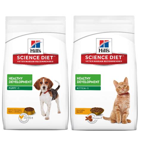 Hills science plan has a range of foods available for every type of dog. Hills™ Science Diet™ Healthy Development - Puppy & Kitten ...