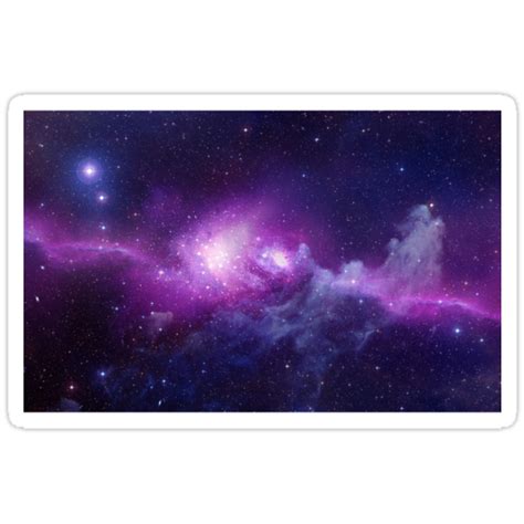 Purple Galaxy Stickers By Carax3 Redbubble