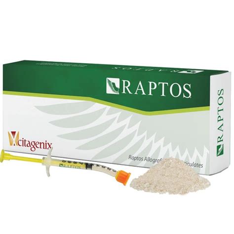 Raptos 200 850µm Mineralized Cancellous Bone Granules In 10cc Syringe