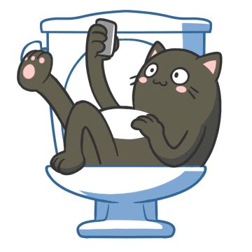 So let's take a look at you. Toilet Cat (WeChat Emoticon Challenge) by zephleit on ...