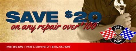 Bixby Tires & Auto Repair | Tire Barn, Inc.