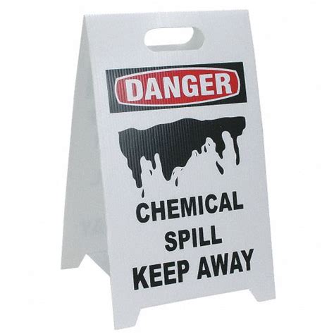 See All Industries A Frame Sign Header Danger Danger Chemical Spill