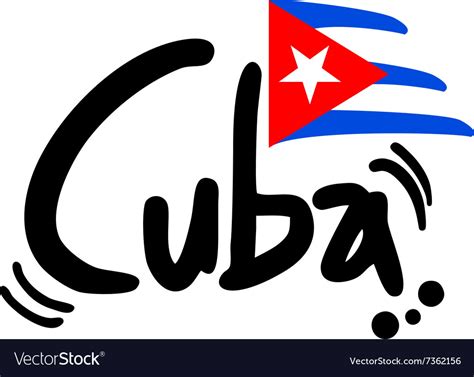 Cuba Symbol Royalty Free Vector Image Vectorstock