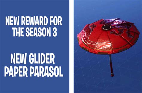 Fortnite Battle Royale Win The New Glider Paper Parasol For Victory