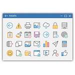 Icons Office Pro Axialis Vector Sample Windows