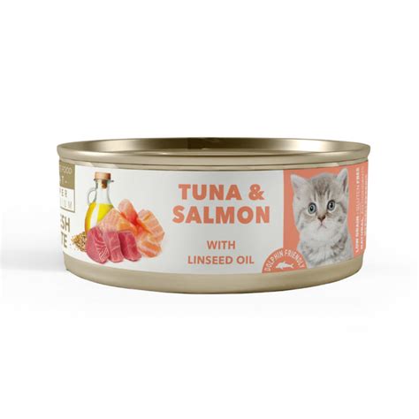 Amity Humedo Atún Y Salmon Kitten 80gr Pet Plus