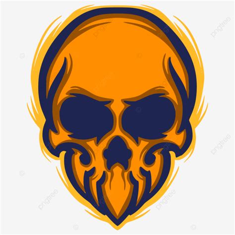 Skull Art Illustration Mascot Logo Vector Skull Logo Skull Mascot