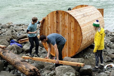 Sauna showcase has indoor & outdoor sauna kits that can be installed in the home. Building a DIY Outdoor Sauna in the Backcountry | Gibbons ...