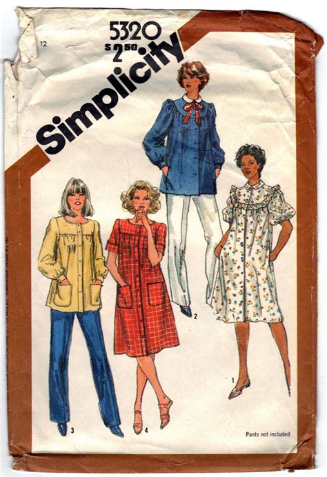 Simplicity 5320 B Vintage Sewing Patterns Fandom
