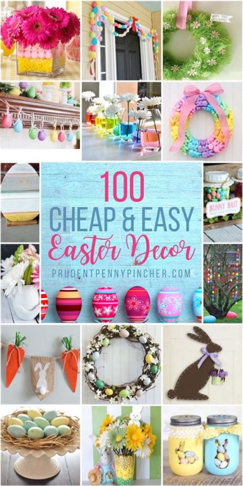 100 Cheap And Easy Diy Easter Decor Ideas Prudent Penny Pincher