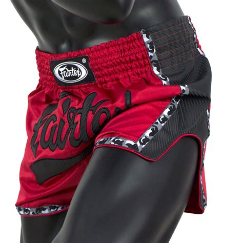 Fairtex Muay Thai Shorts Bs1703 Red Black