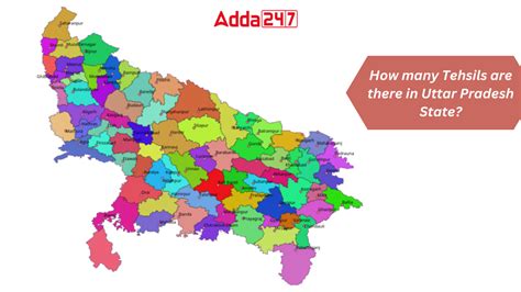 How Many Tehsils Are There In Uttar Pradesh State
