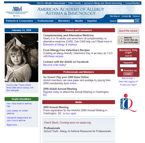 American Academy Of Allergy Asthma And Immunology Aaaai Best Allergy