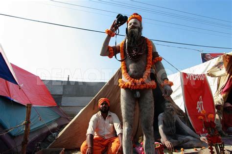 Naga Sadhus Attracted Large Crowds During Kumbh Mela In Allahabad