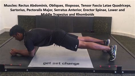 Start in a plank position, up on your toes, body straight, resting on your elbows at 90 degrees. RKC Plank - YouTube