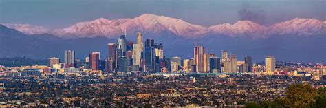 Los Angeles Skyline Panoramic Photograph By Kelley King Pixels