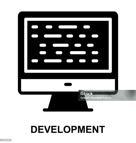 Development Glyphs Vector Icon Stock Illustration Download Image Now