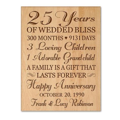 Check spelling or type a new query. Personalized 25th anniversary gift for him,25th wedding ...