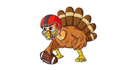 Thanksgiving Turkey Offensive Center Football Thanksgiving Turkey