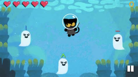 In the doodle, you will be a cat named momo that has to fight ghosts with magic spells and rescue her. Google Halloween Doodle: Google goes live with 'Magic Cat Academy' with Momo wizard cat