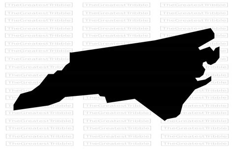 North Carolina State Silhouette At Getdrawings Free Download