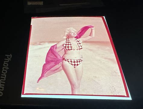 Bunny Yeager S X Color Camera Transparency Bikini Beauty Lisa