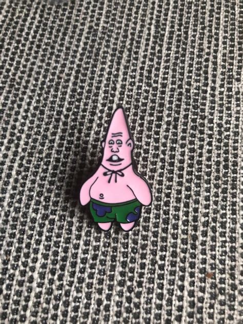 Patrick Star Spongebob Squarepants Inspired Enamel Pin Pinhead Etsy
