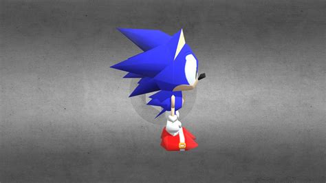 Saturn Sonic 3d Blast Sonic 3d Flickys Island 3d Model By