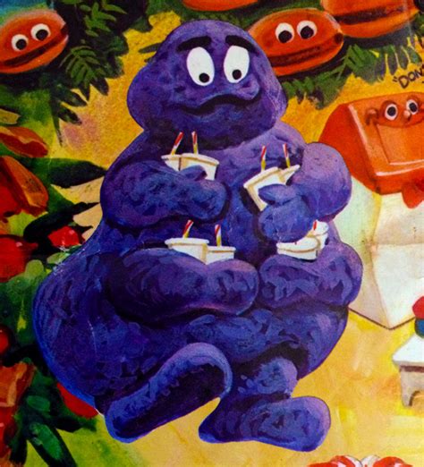 Grimace From Mcdonalds Used To Be Evil Dinosaur Dracula