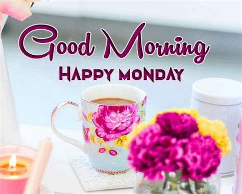 In this section we are sharing a collection of happy monday morning wishes and happy monday messages, you can send these wishes messages to your family, friends, love one, relatives, colleagues etc. Happy Monday good morning wishes with flowers | Monday ...