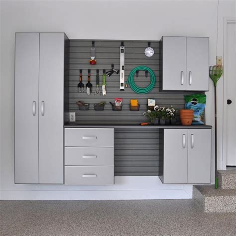 Flow Wall 5-Piece Composite Wall Mounted Garage Storage System in
