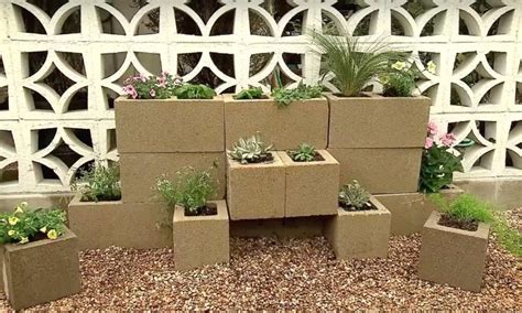 Make a fire pit or create a garden bench. Vertical garden from cinder blocks - DIY projects for everyone!