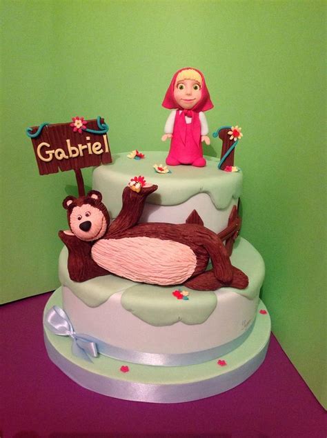 Masha And Bear Decorated Cake By Sugarrose Cakesdecor