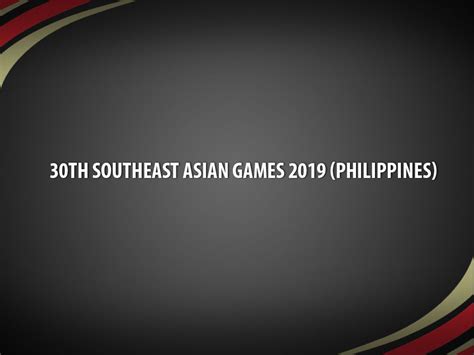 The philippines will be hosting the 30th southeast asian games or 2019 sea games happening from november 30 to december 11. 30th Southeast Asian Games 2019 (Philippines) | Singapore ...