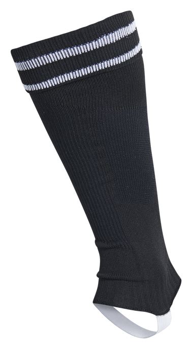 Hummel Element Football Sock Footless Blackwhite