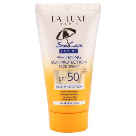 La Luxe Paris Sun Care Whitening Sun Cream For The Face Spf50 For All