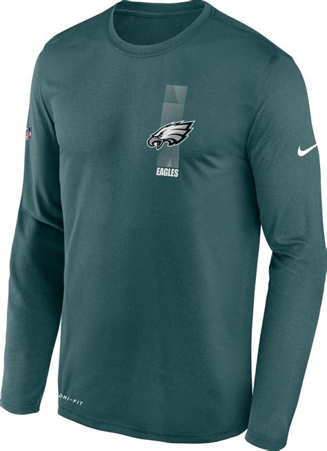 Nike Philadelphia Eagles Sideline Legend Travel Green Long Sleeve T
