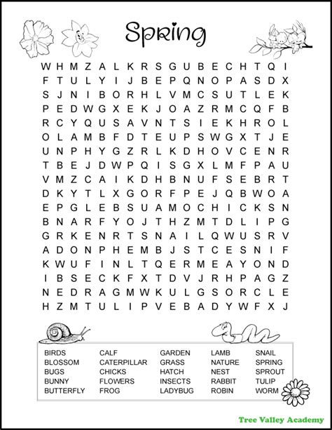 June 13, 2019 by cori george 3 comments. Difficult Spring Word Search Puzzle For Kids - Free ...