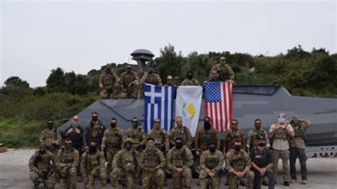 Greek American And Cypriot Joint Military Exercises Are Underway In